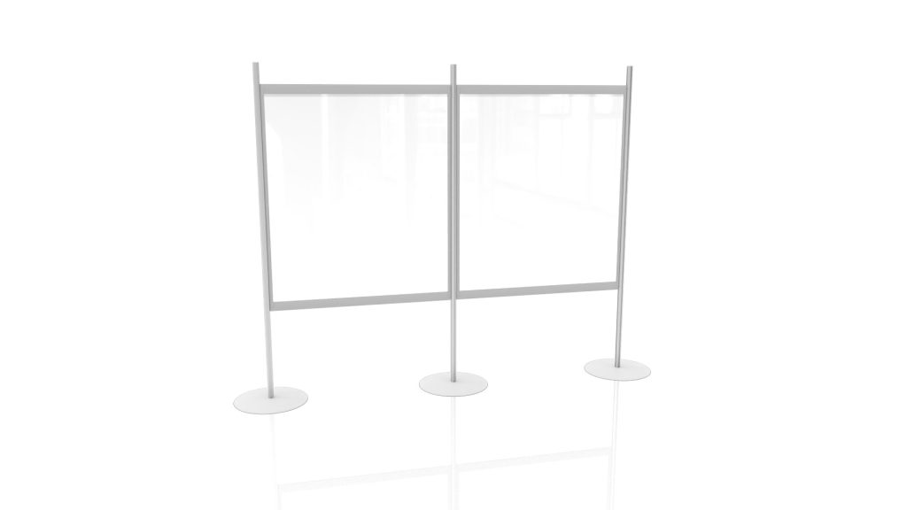 Clear acrylic modular protection screens