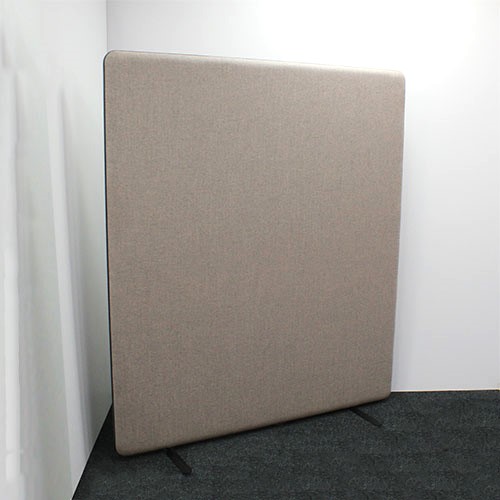 Premium office screen with acoustic foam and beige fabric