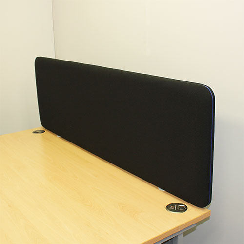 Acoustic desk screens