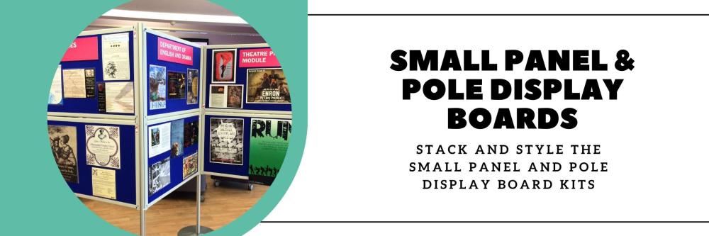 Small panel & pole display boards