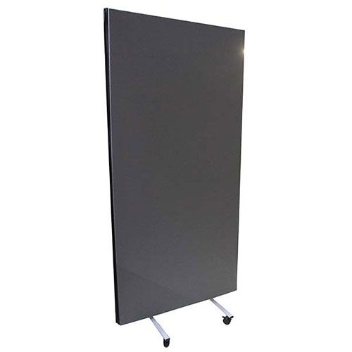 portable acoustic room divider on wheels