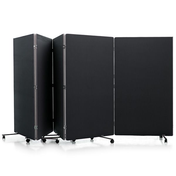 5m wide Flexi-Screen concertina partition