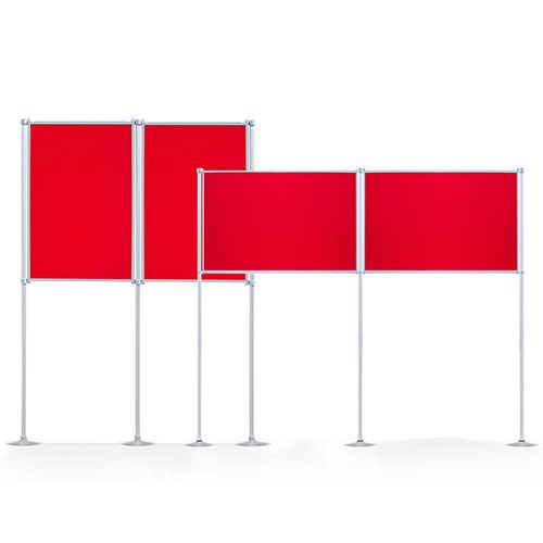 Linx A0 Double Modular display Board kit with red loop nylon fabric