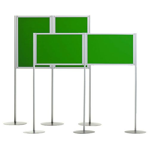 Universal A1 Double display boards kit with emerald green loop nylon fabric