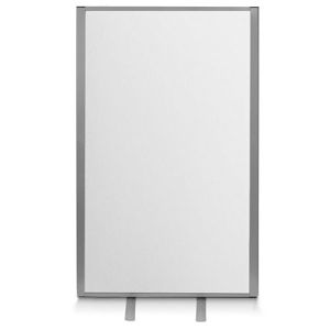 Freestanding Morton magnetic laminate office screens which white gloss laminate