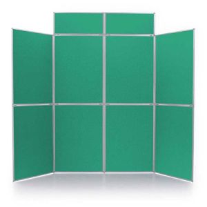 Event+ 8 Panel Pinnable Display Board in Teal with header panels