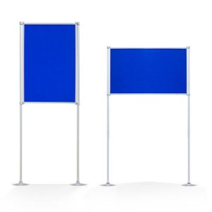 Linx Modular A0 Single Display Boards in electric blue loop nylon