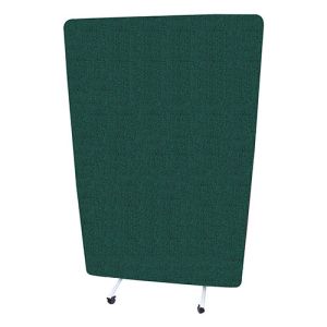 Nova acoustic room divider supplied with lockable castor wheels for a portable solution. 