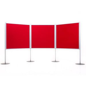 Large Universal Display Board kits with 3 display panels and 4 poles