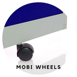 Mobi Portable Screen wheels