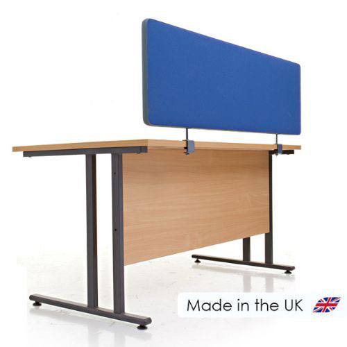 500mm high desk divider panels, made in the UK by Rap Industries