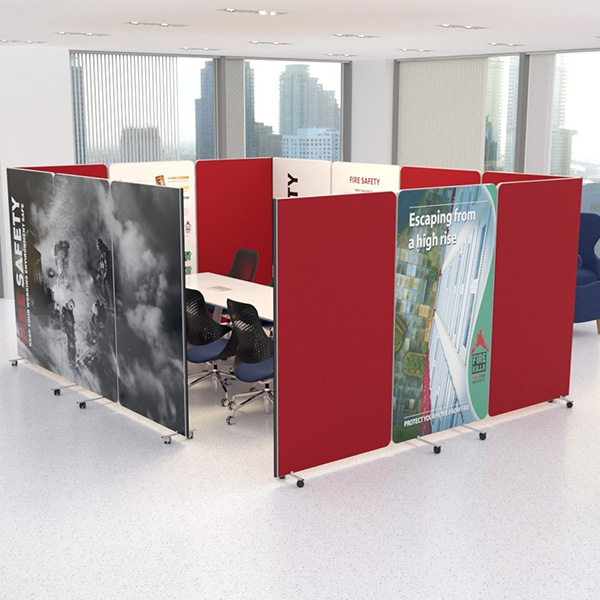 Room Dividers l Portable Partitions | Concertina Screens