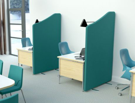 Call centre office partitions